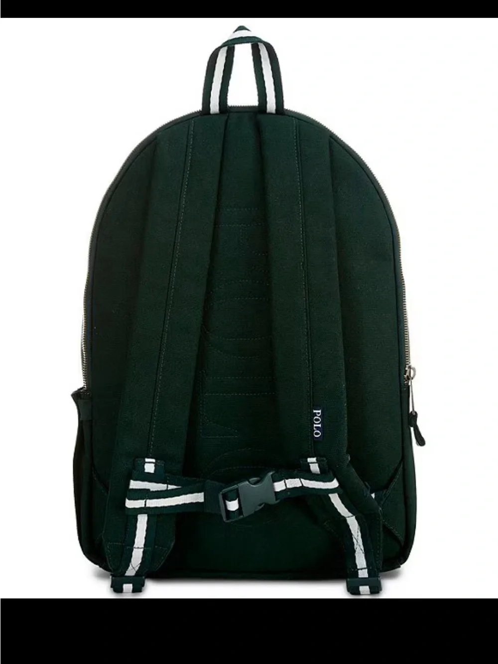 Polo Ralph Lauren Green Heritage Canvas Backpack Polo Bear Retro NWT RARE